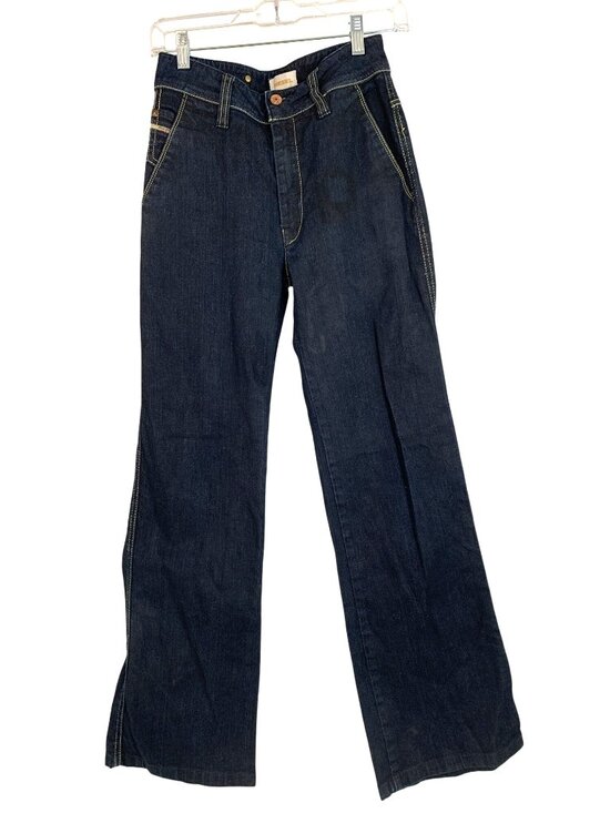 VTG Diesel Womens Vella Flare Leg Jeans Size 27 x 31 - Picture 1 of 10